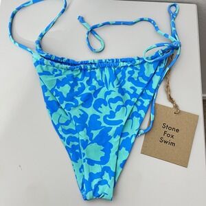 Stone Fox Swim Ocean Bloom River Bottom Bikini‎ Size S NEW